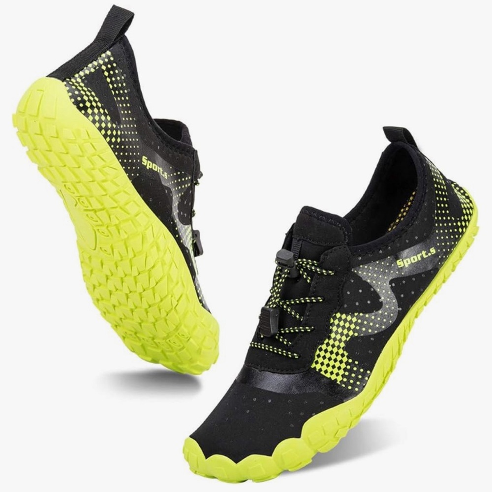 WateLves Water Shoes for Men, Barefoot Quick-Dry Aqua Sock